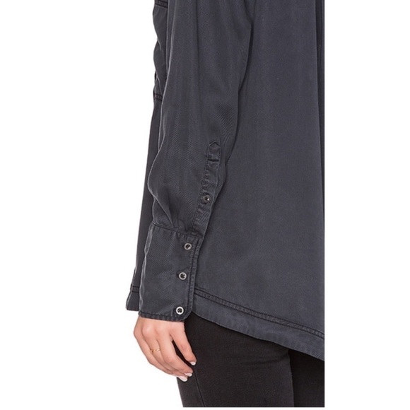 Free People Sexy Tencel Lace Up Shirt - Picture 4 of 14